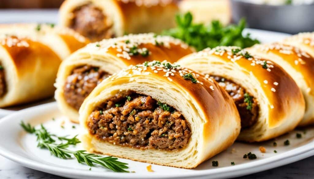 homemade sausage rolls for parties